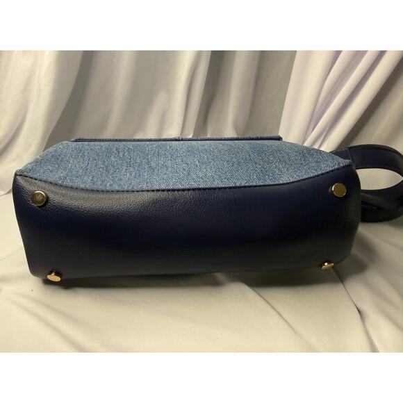 On 34th Kristt Small Denim Top Handle Crossbody, Exclusively at Macy’s - Picture 4 of 5